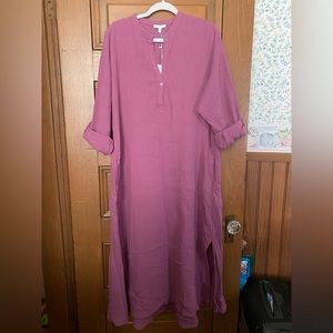 NWT Calme by Johnny Was Liya Pocket Tunic Dress